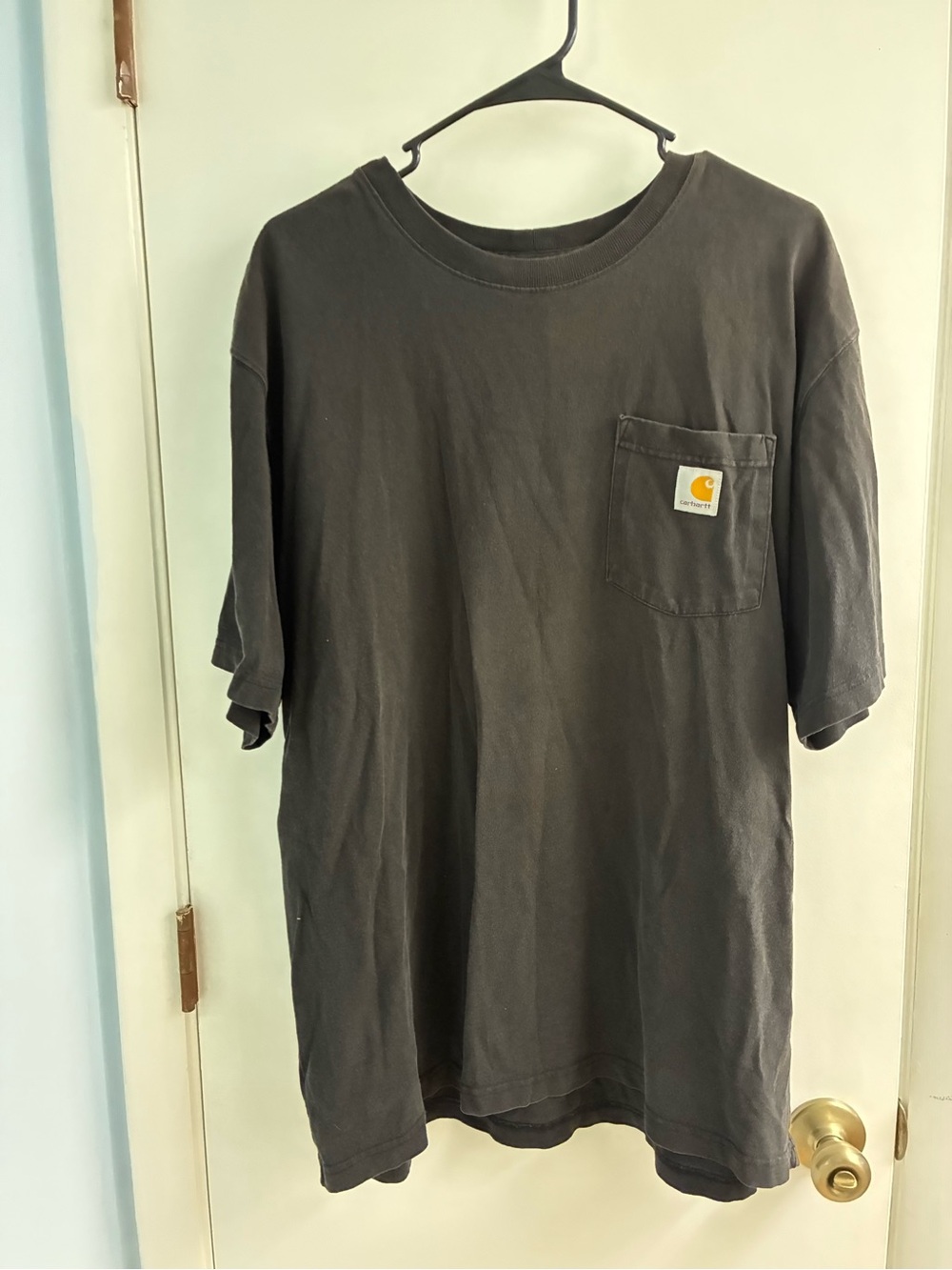 Carhartt Short Sleeve Pocket Tee in Charcoal Gray
